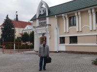 Шульман Аркадий в Пинске, осень. 2017 г.