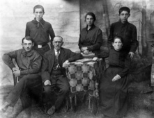 Семья Милютиных, 1921 г.