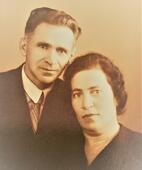 Родной брат бабушки Елизаветы Наумовны Лева и жена Лиза.
