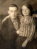 Гита Выгодская с отцом.