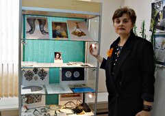  Светлана Иванова на выставке Рухомовского.