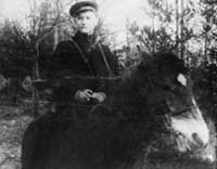 Лев Гуревич в разведке, весна 1944 года.