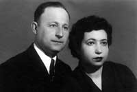 Лев Гуревич и его жена Нина. 1962 год.