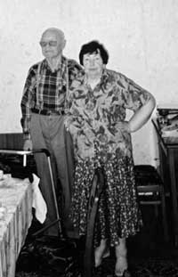 Лев Гуревич и его жена Нина. 2004 год.