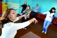 'Урок хореографии в воскресной школе'. Фото Николая Титова