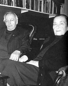 С женой Ревеккой Ефремовной Берг, 1990 г.