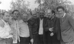 Вениамин Михайлович с друзьями. Снимки конца 40-х и 60-х годов