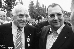 С Эхудом Бараком, министром обороны Израиля.