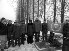 Траурная церемония захоронения останков Янкеля Рубинштейна.