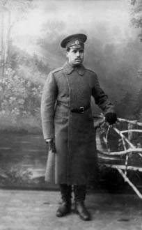 Отец Израиля Басова – Матвей Басов. Фото времен I мировой войны.
