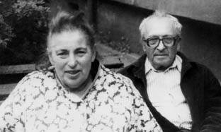 Израиль Басов и его жена Белла. 1993 г.