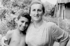 Тетя Соня с сыном Леней. Их фамилия Гринглаз.