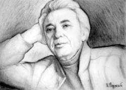 Портрет адвоката Ефима Лапушина. 80-е годы. 