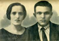 Дед Абрам и бабушка Вихна. Фото середины 20-х годов.