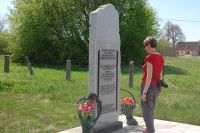 Памятник погибшим в годы Холокоста.