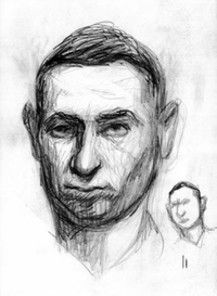 Анатолий Каплан. Автопортрет.