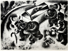 Иссахар-Бер Рыбак. Штетл. Мой разрушенный дом Воспоминание, 1923 г.