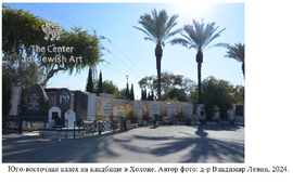 Юго-восточная Аллея кладбища в Холоне.