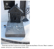 Памятник жертвам Холокоста в городке Ленин.