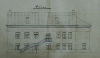 Внешний вид синагоги после переоборудования под клуб, 1929 г.