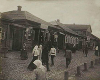 Бешенковичи. Улица местечка, 1910.