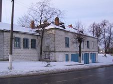 Здание Добровольной пожарной охраны в Глубоком (фото нач. 2000-х) (из фондов Глубокского историко-этнографического музея).