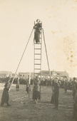 Самаританки во время смотра Добровольных пожарных дружин (1930-е гг.)