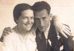 Рони и Авраам в день свадьбы. Рамат-Ган, 31 января 1936 г.