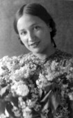 Соня Оршанская, погибла в Ушачском гетто в 1942 г. Фото 1941 г.