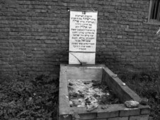 Старые захоронения на Любавичском еврейском кладбище.