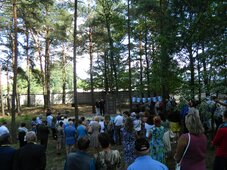 Открытие памятника погибшим узникам гетто 2013 год.