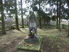 Россоны памятник на месте расстрела гетто.