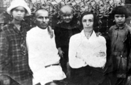 Залман Нехамчин с семьей, 1937 г.