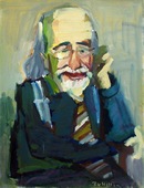 Поэт Юлиан Фрумкин-Рыбаков. Художник Арон Зинштейн.