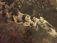 Бабушка с подругами, Дрисса, июль 1939 г.