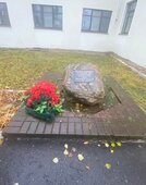 Камень на месте Витебского гетто.