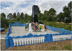 Памятник расстрелянным евреям. Уваровичи.