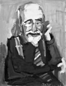 Портрет Юлиана Фрумкина-Рыбакова. Художник Арон ЗИНШТЕЙН.