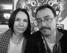 Николай Лобанов с Евгенией Зимовой.