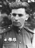 Аркадий Бляхер на фронте.