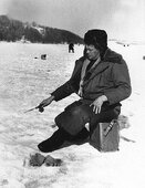 На рыбалке. Конец 70-х гг.