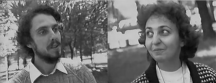 Яша и Натэлла Арутюнян в Ереване на Лингвистической олимпиаде.