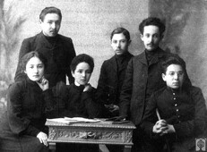 Белла, Мендель, Анна, Израиль, Арон, Абрам Розенфельды. Витебск, 1909 г.