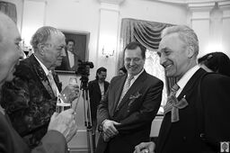 С Евгением Евтушенко на присвоении ему звания «Почётный гражданин Республики Карелия», 2010 г.