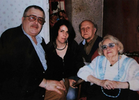 Валерий Рубинчик, М. Бершадская, Владимир Орлов, пани Ирэна - вдова гитариста Лео Марковича, 2009 г.
