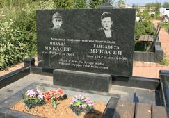 Могила Мукасеев на Новодевичьем кладбище.
