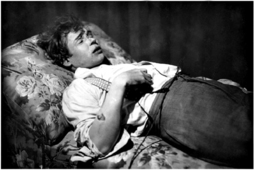 Посмертная фотография Сергея Есенина.