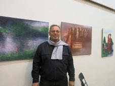 Матвей Басов на выставке в подмосковной Коломне.