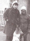 Кривошеино Томсокой обл. Ида Нудель и Софа Коган. 1980 год.