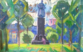 Островский А.С. Память. 1975. Х.м. 76,2х94,6. БХМ